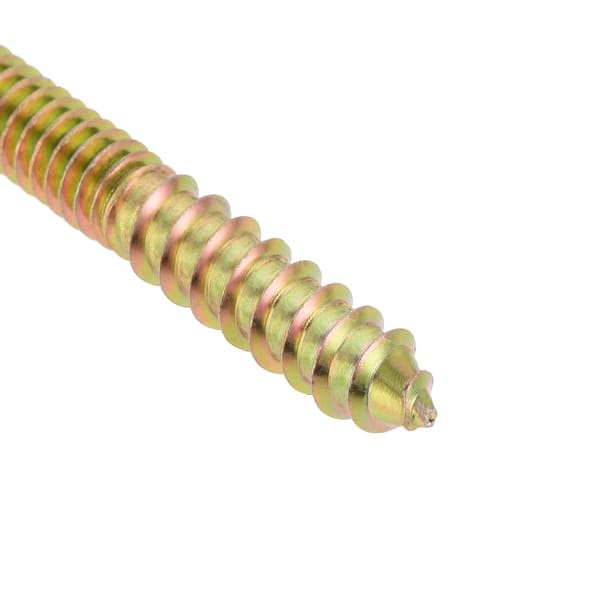 21/4" Hanger Bolts Double Head Dowel Screw for Wood Furniture 10pcs Brass Tone Bed Bath